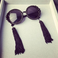 "Regalisse" Tassel Sunglasses