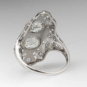 "Isadora" Blue Enamel Ring width=100 