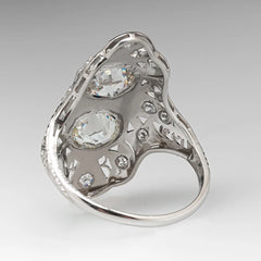 "Isadora" Blue Enamel Ring