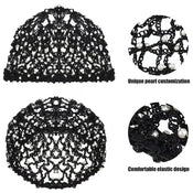 "Phyllida" Pearl Mesh Snood Hat width=100 