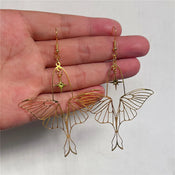 "Luminisse" Moth Earrings Collection width=100 