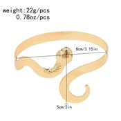 "Pythonis" Snake Arm Cuff width=100 