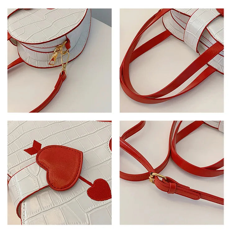 "Tullivara" Heart Shoulder Bag