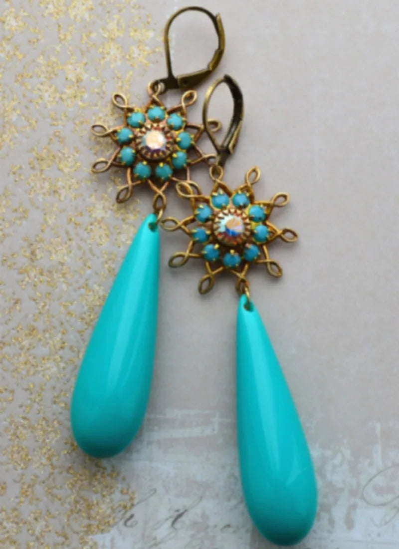 "Marcivelle" Golden  Earrings