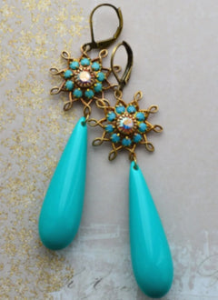 "Marcivelle" Golden  Earrings