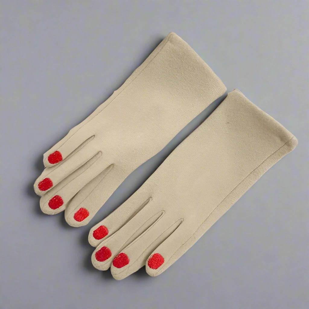 "Ismeria" Polished Nails Gloves