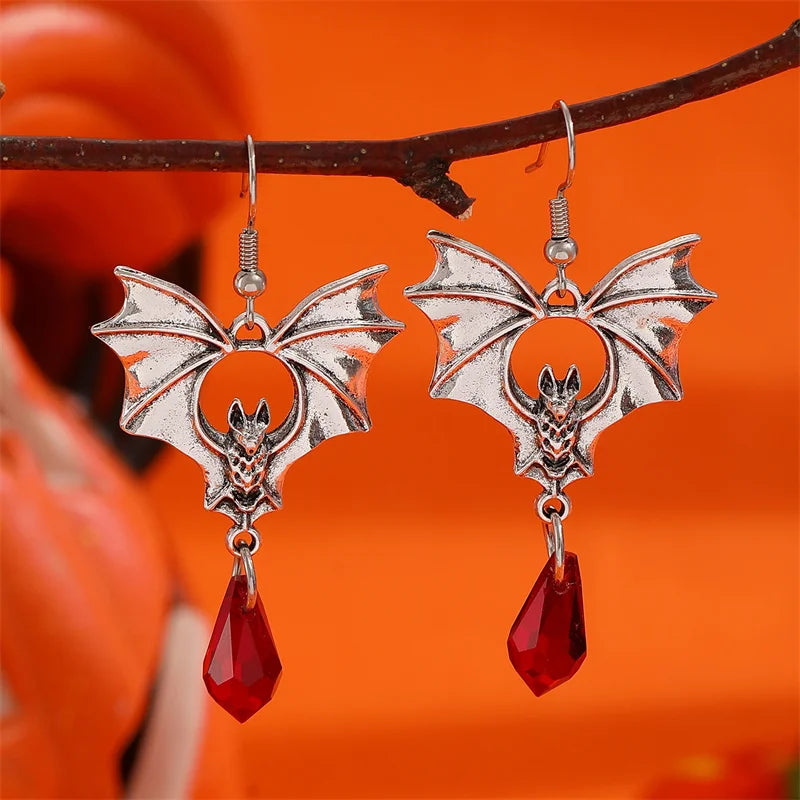 "Wynterra" Bat Earrings