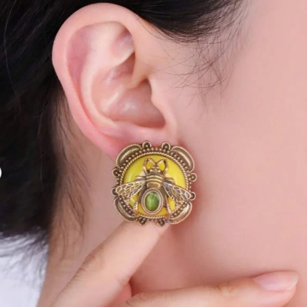 "Seraphinae" Bee Earrings