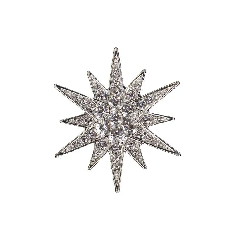 "Verlaine" Starburst Brooch
