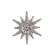 "Verlaine" Starburst Brooch width=100 