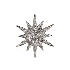 "Verlaine" Starburst Brooch