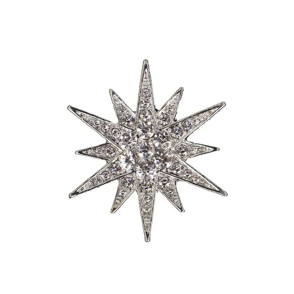 "Verlaine" Starburst Brooch