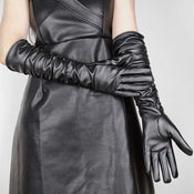 "Brunella" Leather Opera Gloves width=100 