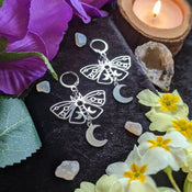 "Luminisse" Moth Earrings Collection width=100 
