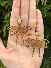 "Luminisse" Moth Earrings Collection width=100 