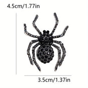 "Axochine" Spider Brooch width=100 