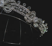 "Coronetta" Rhinestone Bridal Crown width=100 