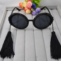 "Regalisse" Tassel Sunglasses