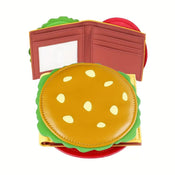 "Burgeron" Hamburger Mini Wallet width=100 