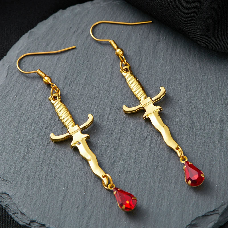 "Sekharith" Dagger Earrings