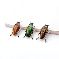 "Coletta" Fun Beetle Brooch