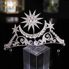 "Minette" Gold Silver Tiara