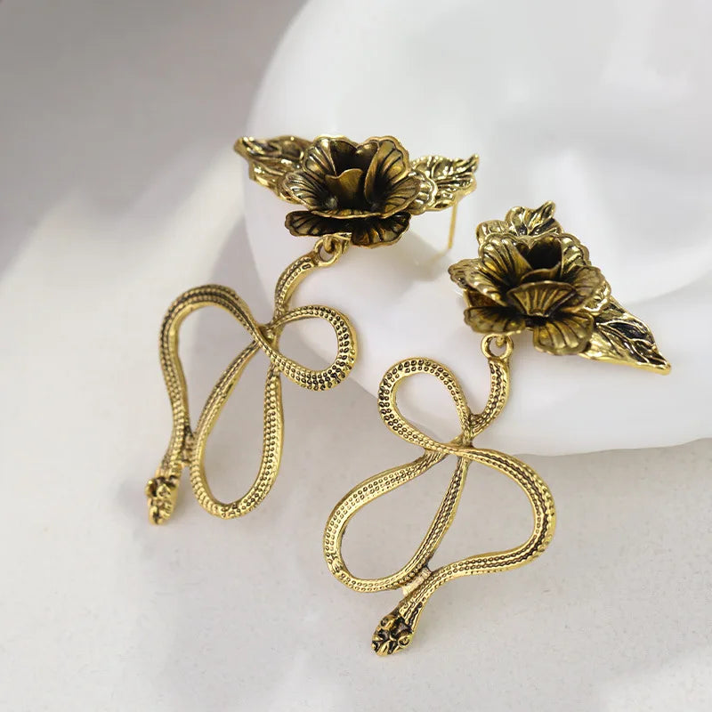 "Aeloria" Snake Earrings