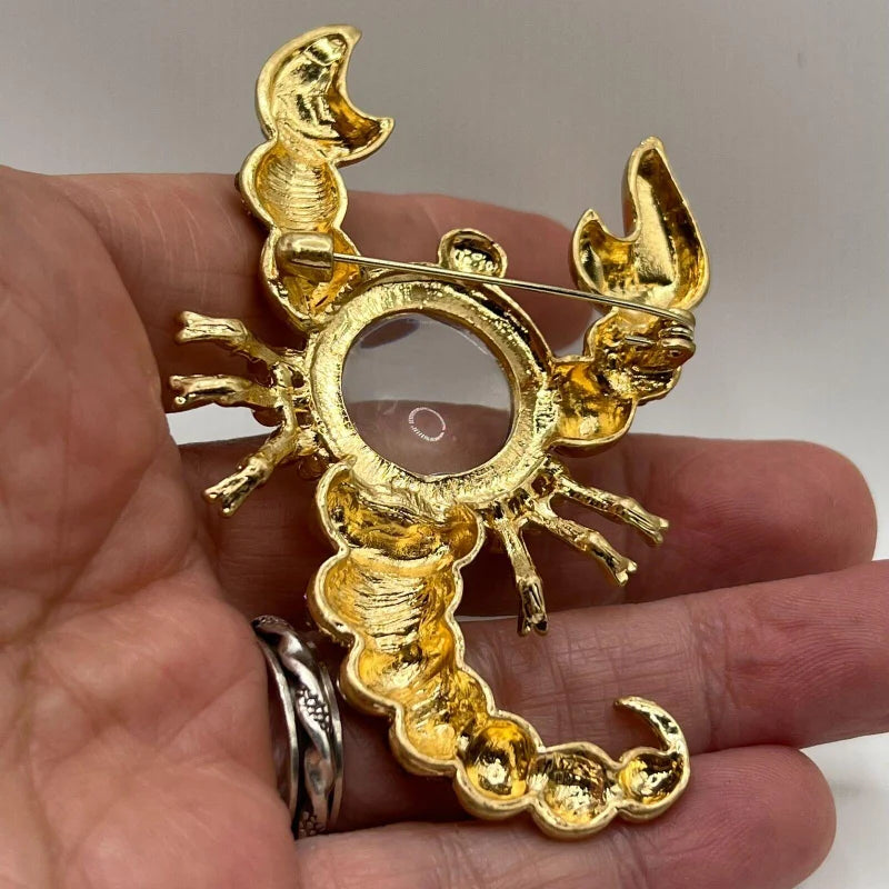 "Xalinte" Scorpion Brooch