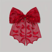 "Cuyallin" Gothic Bow Hair Clip width=100 
