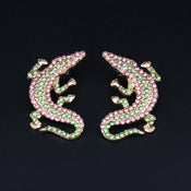 "Andrineia" Crocodile Earrings width=100 