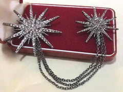 "Sidereia" Celestial Star Brooch