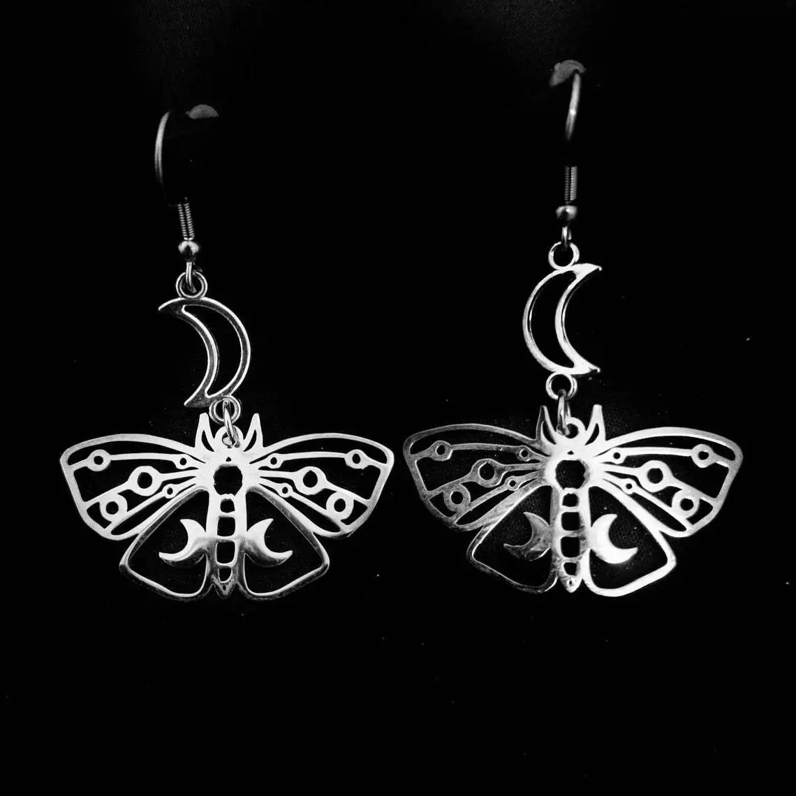 "Luminisse" Moth Earrings Collection