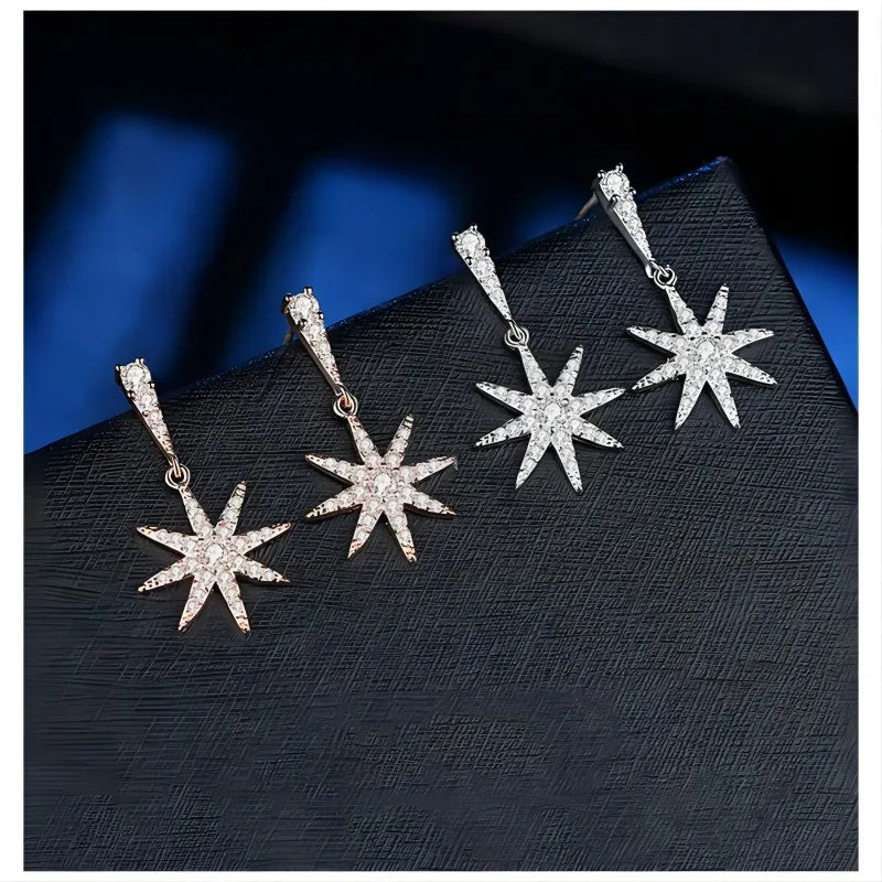 "Antheline" Star Earrings