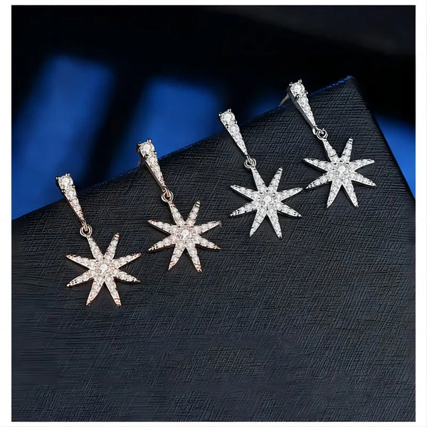 "Antheline" Star Earrings