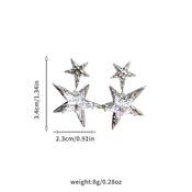"Melivine" Star Drop Earrings width=100 