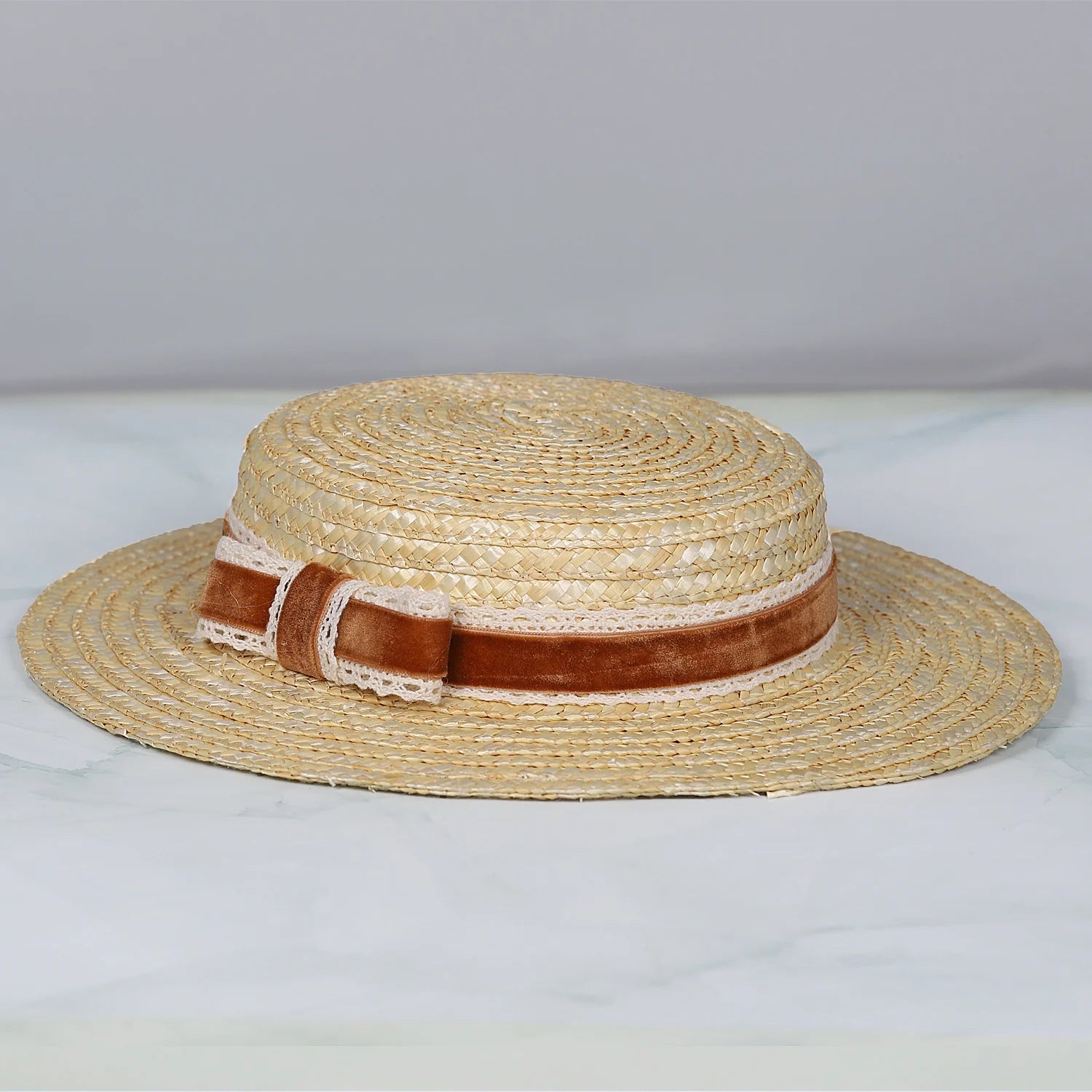 "Buster" Pork Pie Straw Hat