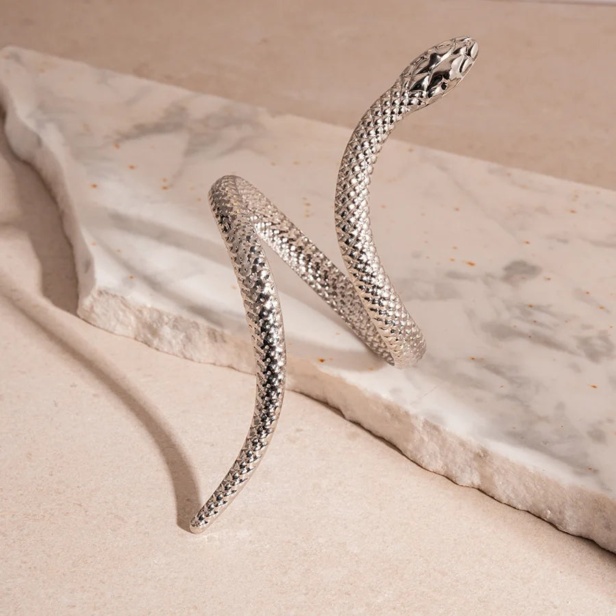 "Ethelaira" Snake Bracelet Ring Set