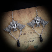 "Imharis" Bat Earrings width=100 