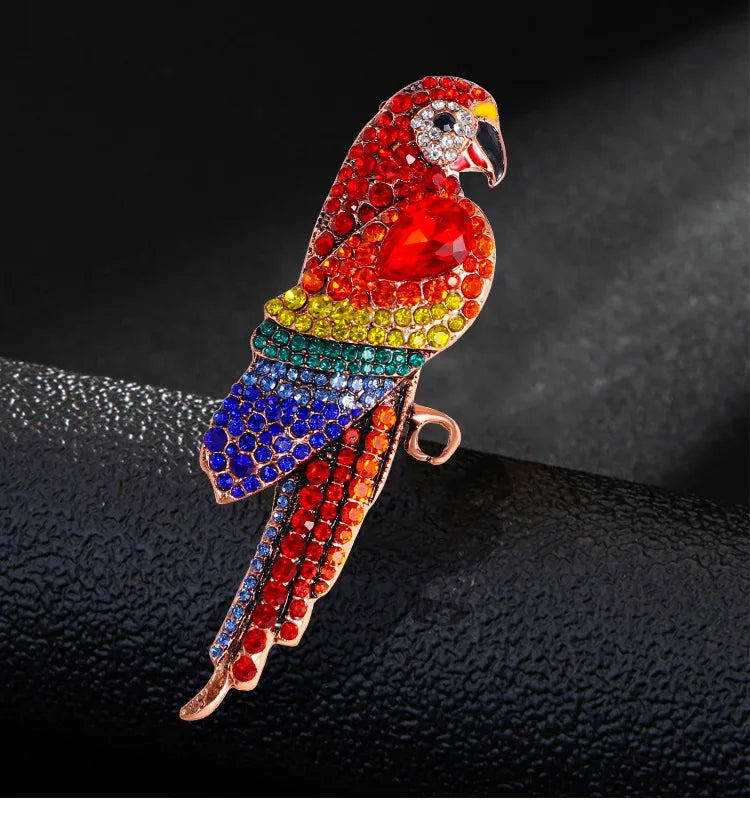 "Tullisse" Rhinestone Brooch