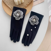 "Gemmaris" Pearl Winter Gloves width=100 