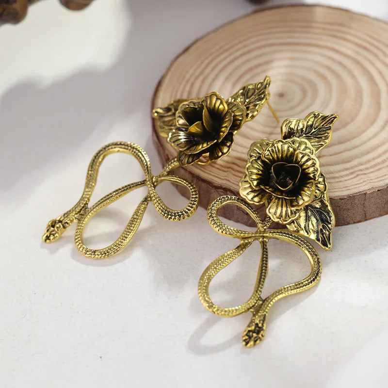 "Aeloria" Snake Earrings