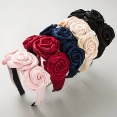 "Rosabella" Rose Veil Headband