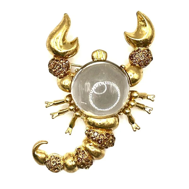 "Xalinte" Scorpion Brooch