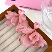 "Roselle" Pink Flower Drops width=100 