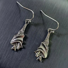 "Gwendira" Bat Earrings