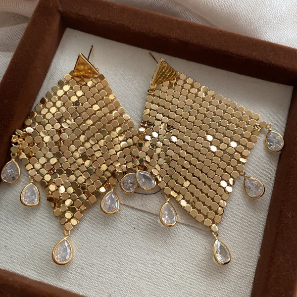 "Vespera" Flash Tassel Earrings