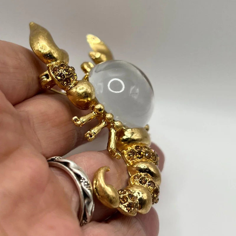 "Xalinte" Scorpion Brooch