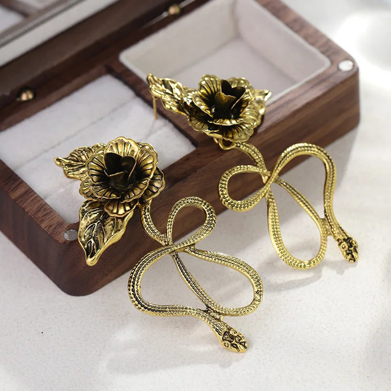 "Aeloria" Snake Earrings
