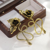 "Aeloria" Snake Earrings width=100 