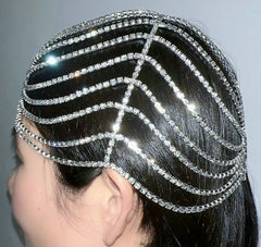 "Pulcheria" Crystal Flapper Headpiece